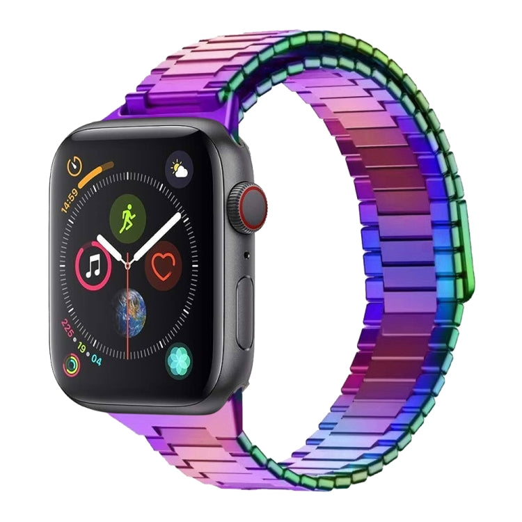 For Apple Watch Series 4 40mm Bamboo Magnetic Stainless Steel Metal Watch Strap(Color) - Watch Bands by PMC Jewellery | Online Shopping South Africa | PMC Jewellery