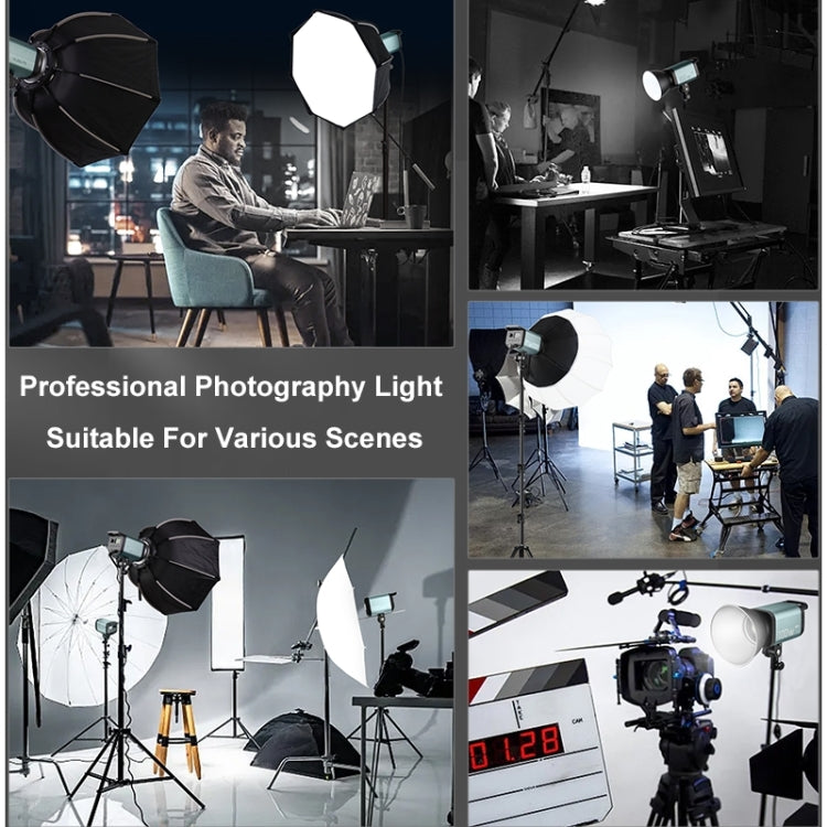 VLOGLITE P100 Professional Photography Video Fill Light 100W High Powerful Bright COB LED Light, Plug:EU Plug - free shipping - PMC TechLife - Order now!