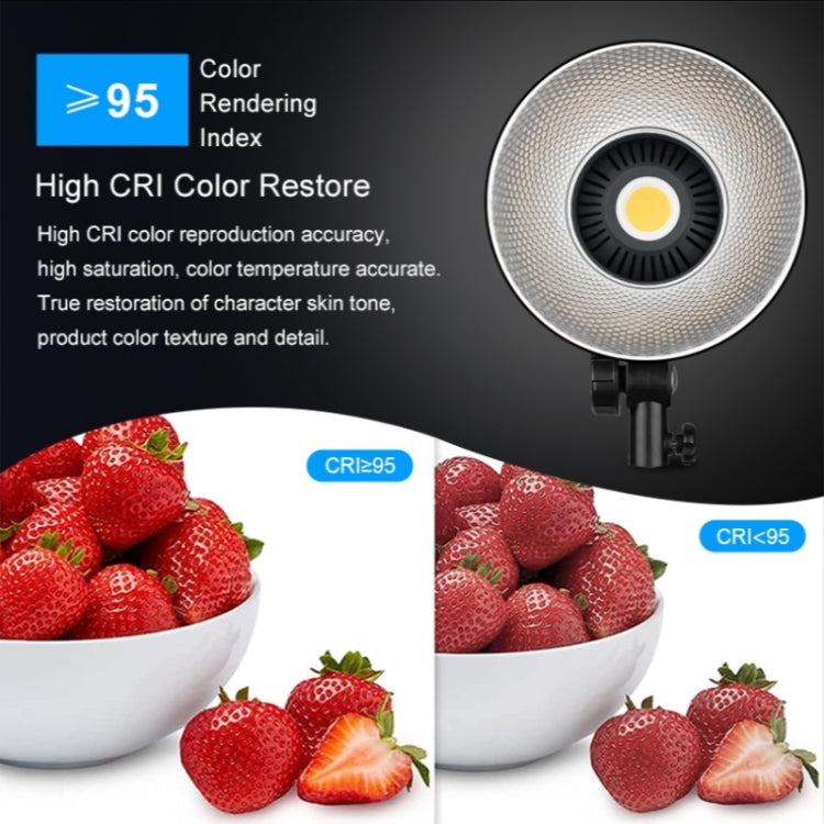 VLOGLITE P100 Professional Photography Video Fill Light 100W High Powerful Bright COB LED Light, Plug:UK Plug - free shipping - PMC TechLife - Order now!