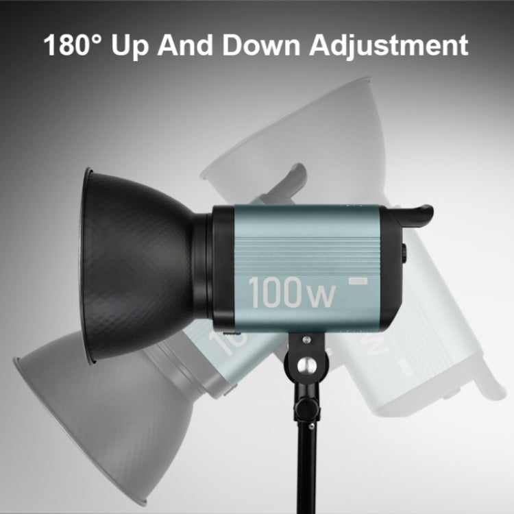 VLOGLITE P100 Professional Photography Video Fill Light 100W High Powerful Bright COB LED Light, Plug:UK Plug - free shipping - PMC TechLife - Order now!
