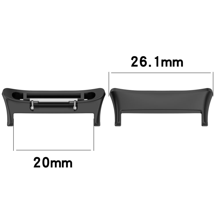 For Honor Watch 4 TMA-L19 1 Pair Metal Watch Band Connector(Gold) - free shipping - PMc TechLife - Order now!