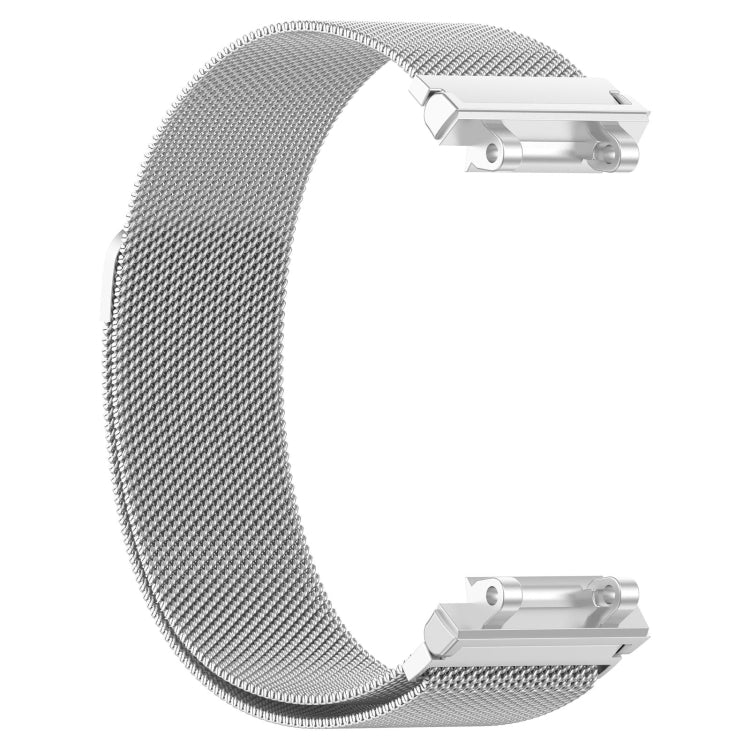 For Amazfit Active Edge A2212 Milan Magnetic Steel Mesh Watch Band(Silver) - free shipping - PMC TechLife - Order now!