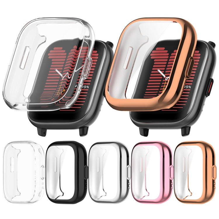 For Amazfit Active A2211 TPU All-Inclusive Watch Protective Case(Black) - Watch Cases by PMC TechLife | Online Shopping South Africa | PMC TechLife