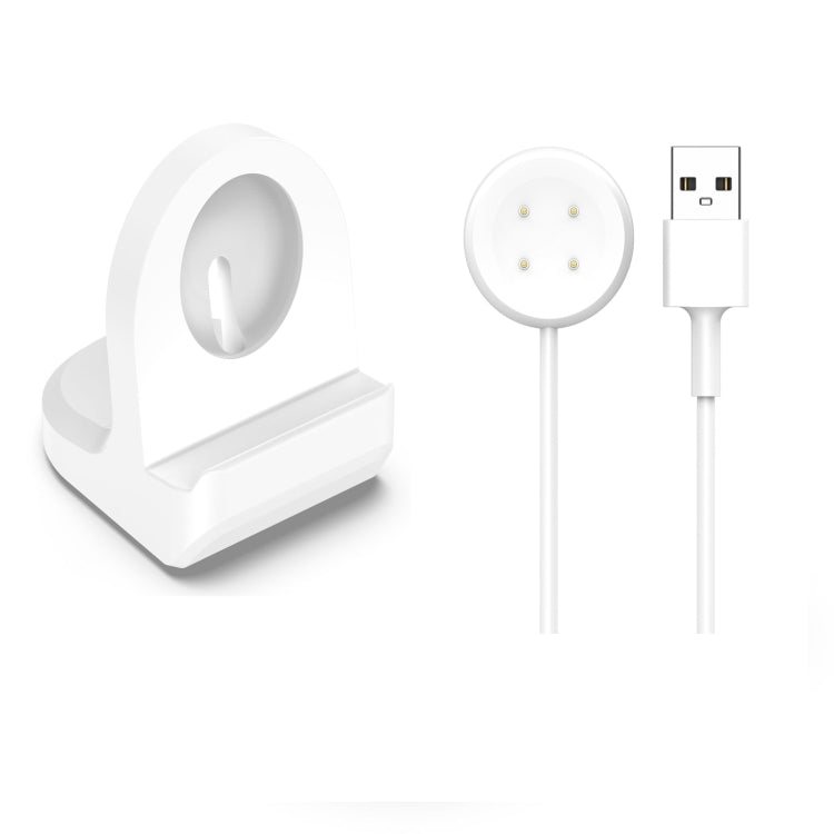 For Google Pixel Watch 2 Smart Watch Silicone Charging Bracket with Charger(White) - Other by PMC Jewellery | Online Shopping South Africa | PMC Jewellery | Buy Now Pay Later Mobicred