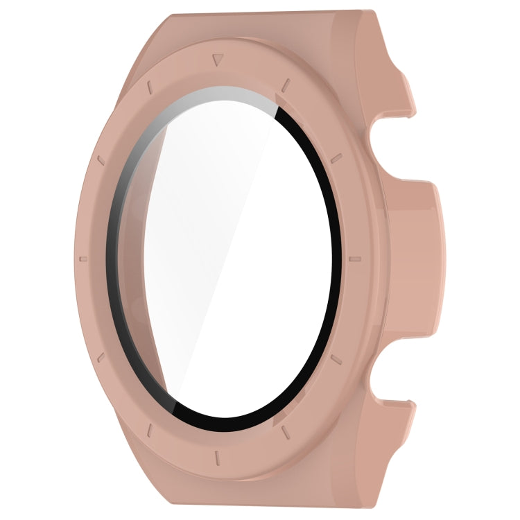 For Xiaomi Watch H1 PC + Tempered Film Integrated Watch Protective Case(Pink) - Watch Cases by PMC TechLife | Online Shopping South Africa | PMC TechLife | Buy Now Pay Later Mobicred