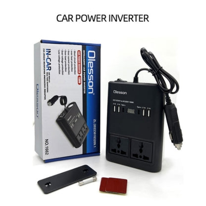 Car 150W Power Socket Cigarette Lighter Car Charger 4USB+2Type-C Car Power Inverter - Car Charger by PMC Jewellery | Online Shopping South Africa | PMC Jewellery | Buy Now Pay Later Mobicred