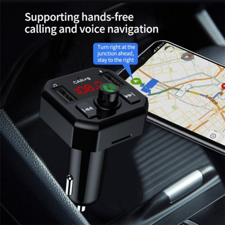 Dual USB Ports Car MP3 Player Automatic Power-off Memory Bluetooth Call FM Transmitter - Bluetooth Car Kits by PMC Jewellery | Online Shopping South Africa | PMC Jewellery | Buy Now Pay Later Mobicred