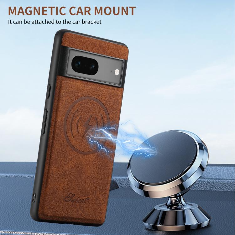 For Google Pixel 6 Pro Suteni H16 Litchi Texture Leather Detachable Wallet Back Phone Case(Black) - Google Cases by Suteni | Online Shopping South Africa | PMC TechLife | Buy Now Pay Later Mobicred