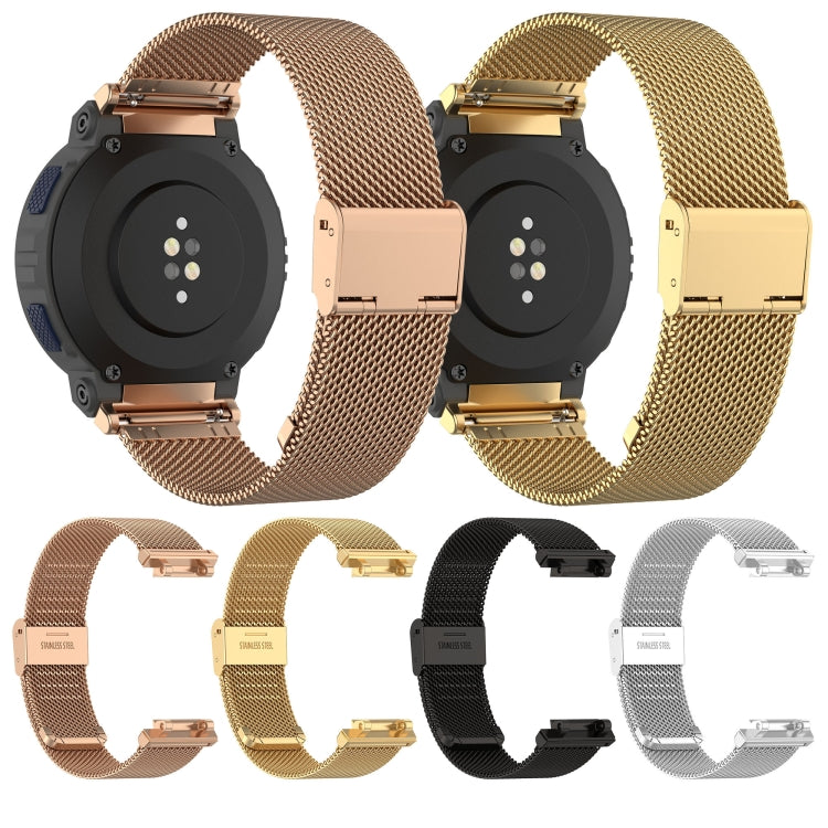 For Amazfit Active Edge A2212 Milan Mesh Single Buckle Watch Band(Gold) - free shipping - PMC TechLife - Order now!