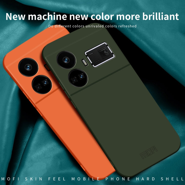 For Realme GT5 MOFI Qin Series Skin Feel All-inclusive PC Phone Case(Green) - Realme Cases by MOFI | Online Shopping South Africa | PMC TechLife