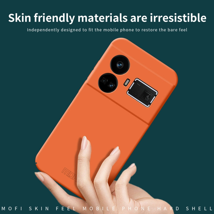 For Realme GT5 MOFI Qin Series Skin Feel All-inclusive PC Phone Case(Beige) - Realme Cases by MOFI | Online Shopping South Africa | PMC TechLife