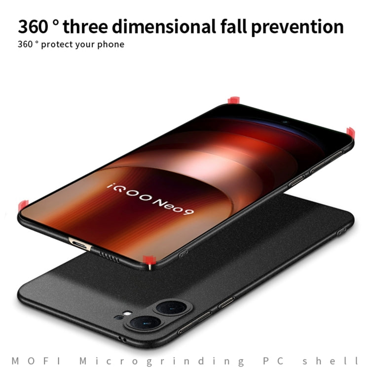 For vivo iQOO Neo9 / Neo9 Pro MOFI Fandun Series Frosted PC Ultra-thin All-inclusive Phone Case(Red) - vivo Cases by MOFI | Online Shopping South Africa | PMC TechLife | Buy Now Pay Later Mobicred