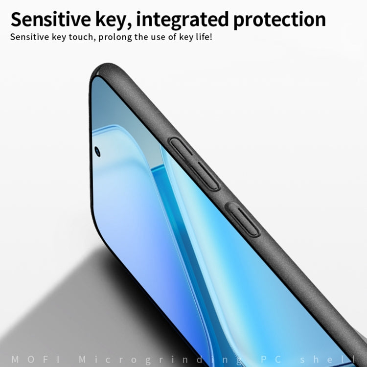 For vivo iQOO Z9 Turbo / iQOO Z9 MOFI Fandun Series Frosted PC Ultra-thin All-inclusive Phone Case(Blue) - free shipping - PMC Jewellery - Order now!