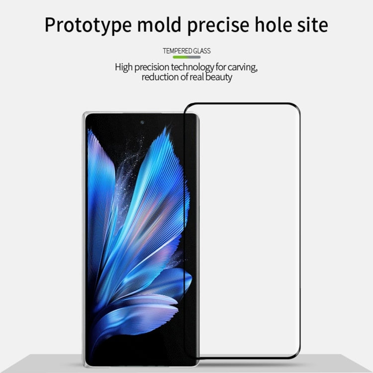 For vivo X Fold3 / X Fold3 Pro PINWUYO 9H 3D Hot Bending Tempered Glass Film(Black) - vivo Tempered Glass by PINWUYO | Online Shopping South Africa | PMC TechLife | Buy Now Pay Later Mobicred