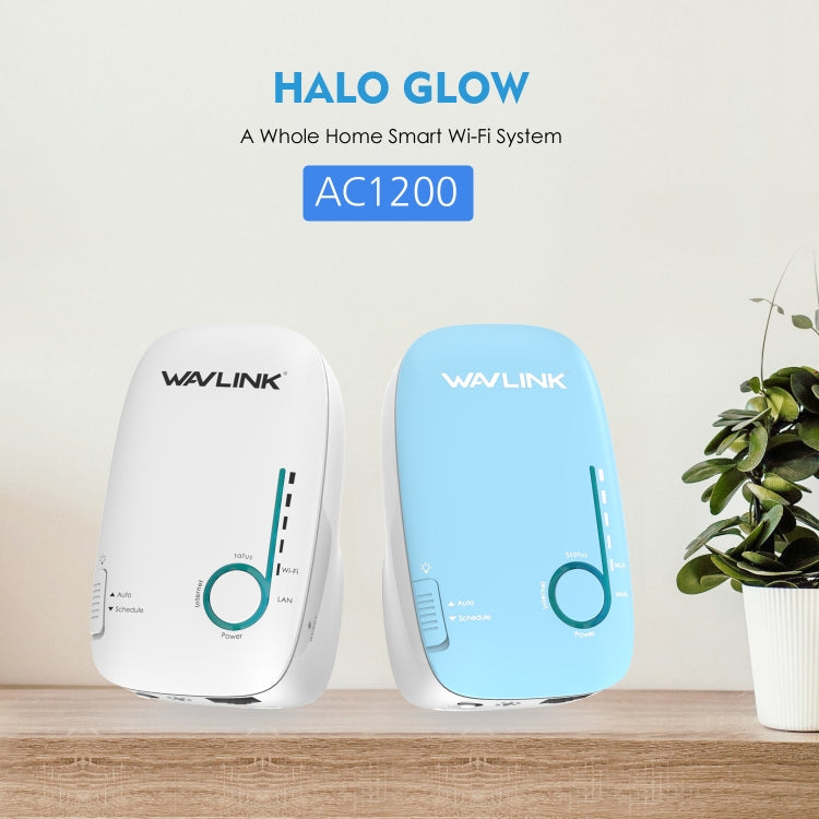 WAVLINK WN576K2 AC1200 Household WiFi Router Network Extender Dual Band Wireless Repeater, Plug:US Plug (White) - free shipping - PMC Jewellery - Order now!