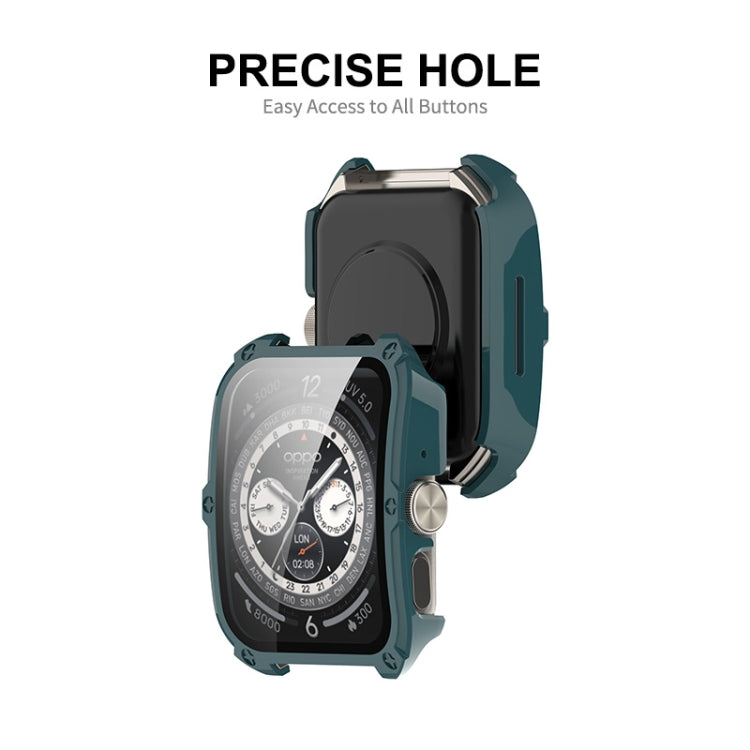 For OPPO Watch 4 Pro ENKAY Hat-Prince Full Coverage PC + Tempered Glass Film Integrated Watch Case(Transparent) - Watch Case by ENKAY | Online Shopping South Africa | PMC Jewellery | Buy Now Pay Later Mobicred