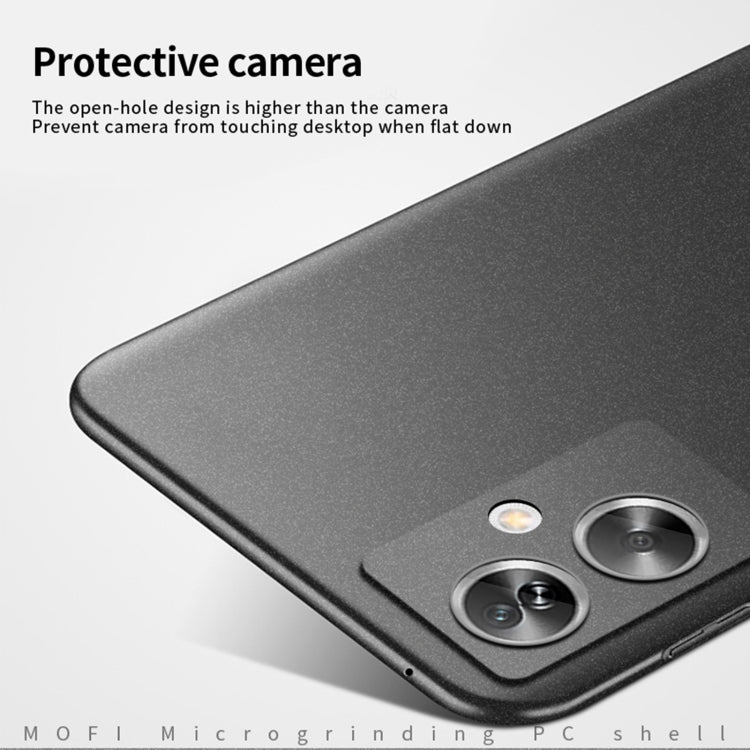 For OPPO A2 / A79 5G MOFI Fandun Series Frosted PC Ultra-thin All-inclusive Phone Case(Blue) - OPPO Cases by MOFI | Online Shopping South Africa | PMC TechLife