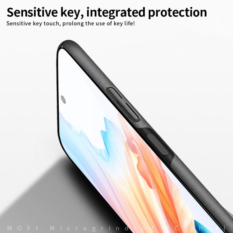 For OPPO A2 / A79 5G MOFI Fandun Series Frosted PC Ultra-thin All-inclusive Phone Case(Gray) - OPPO Cases by MOFI | Online Shopping South Africa | PMC TechLife | Buy Now Pay Later Mobicred