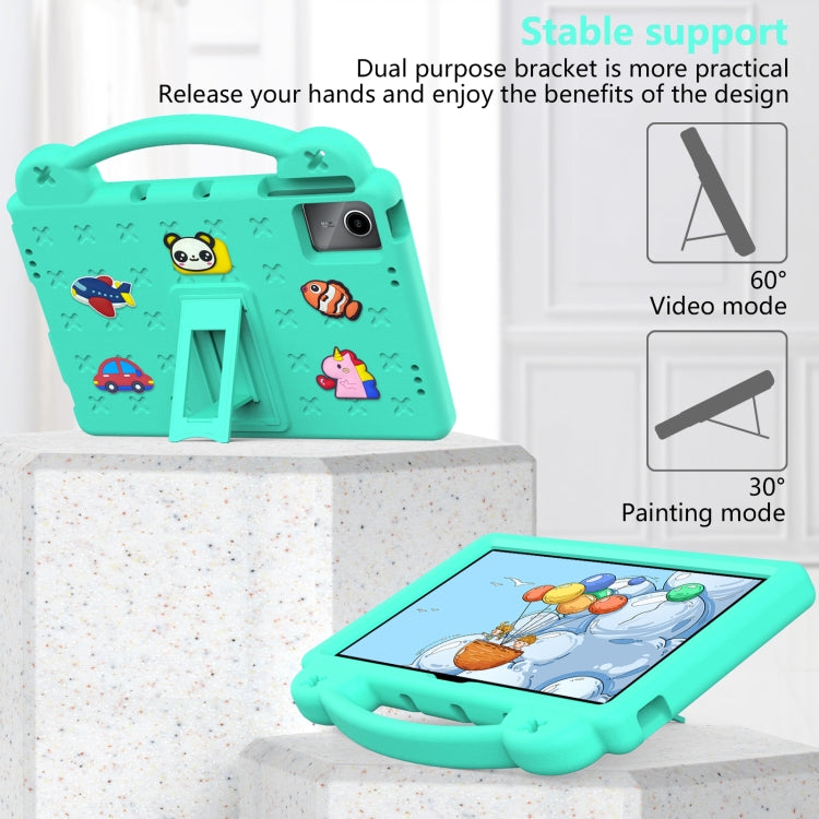 For Lenovo P11 Plus J607F / Xiaoxin Pad 11 Handle Kickstand Children EVA Shockproof Tablet Case(Mint Green) - Lenovo by PMC TechLife | Online Shopping South Africa | PMC TechLife | Buy Now Pay Later Mobicred