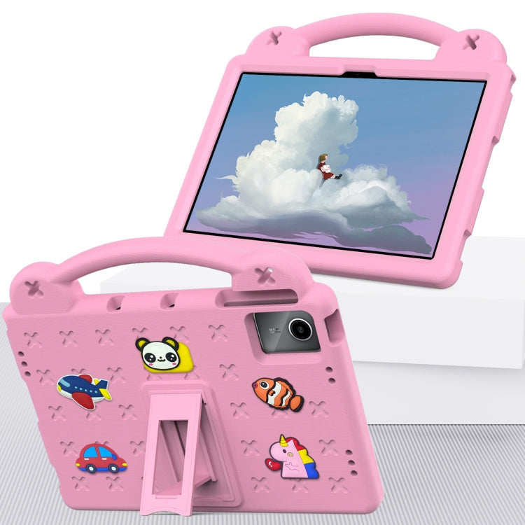 For Xiaomi Redmi Pad SE 11 2023  Handle Kickstand Children EVA Shockproof Tablet Case(Pink) - More Tablet Cases by PMC TechLife | Online Shopping South Africa | PMC TechLife | Buy Now Pay Later Mobicred
