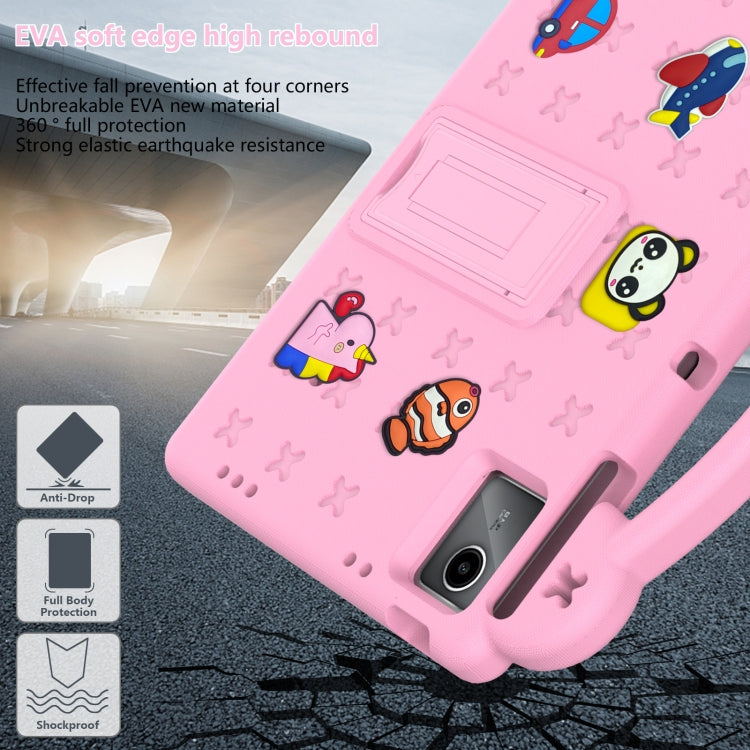 For Xiaomi Redmi Pad SE 11 2023  Handle Kickstand Children EVA Shockproof Tablet Case(Pink) - More Tablet Cases by PMC TechLife | Online Shopping South Africa | PMC TechLife | Buy Now Pay Later Mobicred