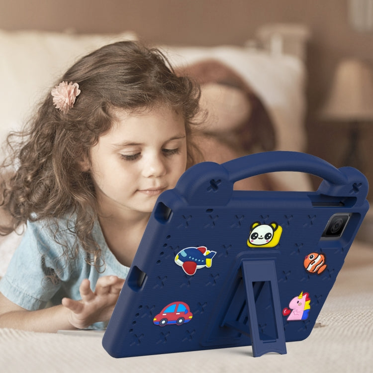 For TCL Tab 10 Gen2 10.36 2023 Handle Kickstand Children EVA Shockproof Tablet Case(Navy Blue) - Others by PMC TechLife | Online Shopping South Africa | PMC TechLife | Buy Now Pay Later Mobicred