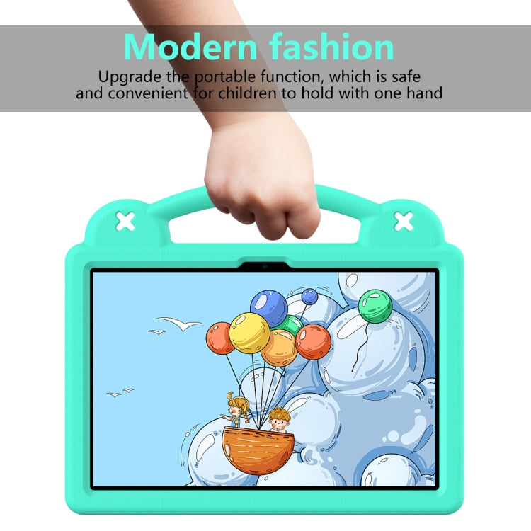 For DOOGEE T30 Pro 11 2023 Handle Kickstand Children EVA Shockproof Tablet Case(Mint Green) - Others by PMC TechLife | Online Shopping South Africa | PMC TechLife | Buy Now Pay Later Mobicred