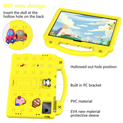 For Huawei MatePad SE 11 2024 Handle Kickstand Children EVA Shockproof Tablet Case(Yellow) - Huawei by PMC Jewellery | Online Shopping South Africa | PMC Jewellery | Buy Now Pay Later Mobicred