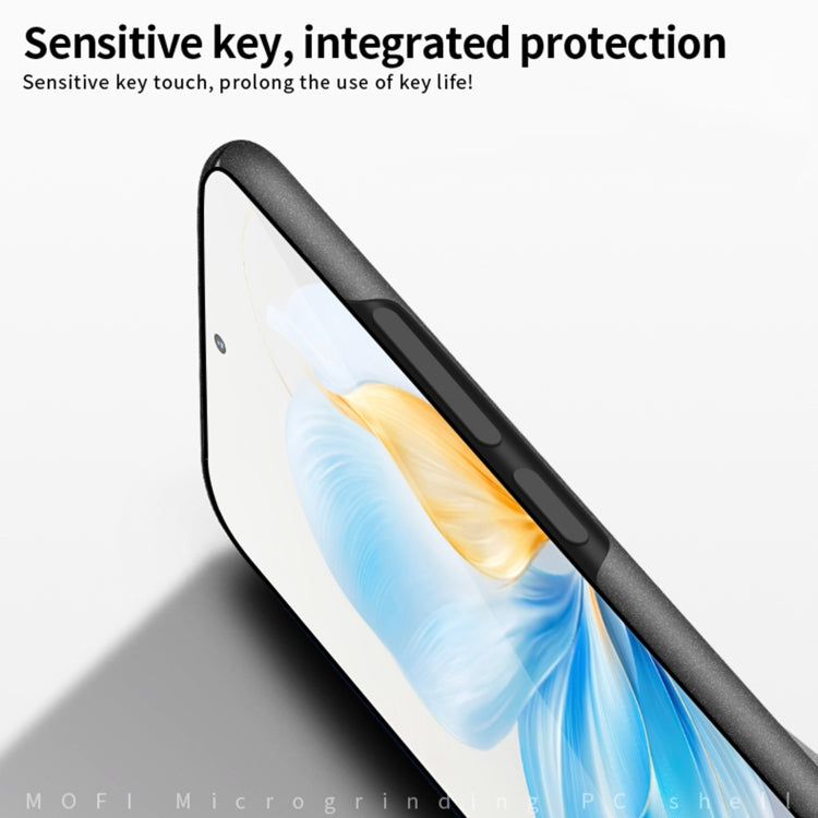 For Honor 100 MOFI Fandun Series Frosted PC Ultra-thin All-inclusive Phone Case(Blue) - Honor Cases by MOFI | Online Shopping South Africa | PMC TechLife | Buy Now Pay Later Mobicred