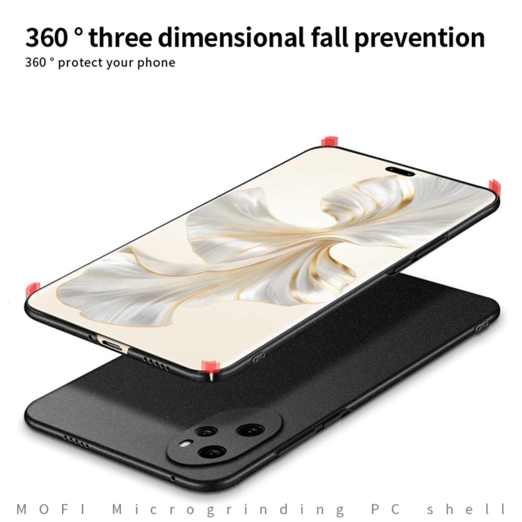 For Honor 100 Pro MOFI Fandun Series Frosted PC Ultra-thin All-inclusive Phone Case(Black) - Honor Cases by MOFI | Online Shopping South Africa | PMC Jewellery