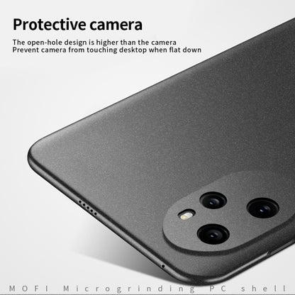 For Honor 100 Pro MOFI Fandun Series Frosted PC Ultra-thin All-inclusive Phone Case(Gray) - Honor Cases by MOFI | Online Shopping South Africa | PMC Jewellery