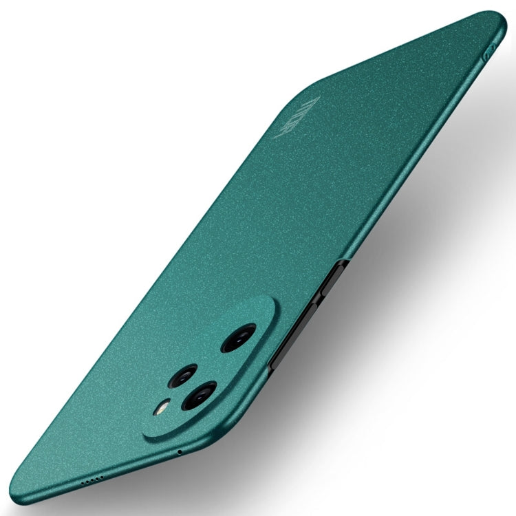 For Honor 100 Pro MOFI Fandun Series Frosted PC Ultra-thin All-inclusive Phone Case(Green) - Honor Cases by MOFI | Online Shopping South Africa | PMC TechLife