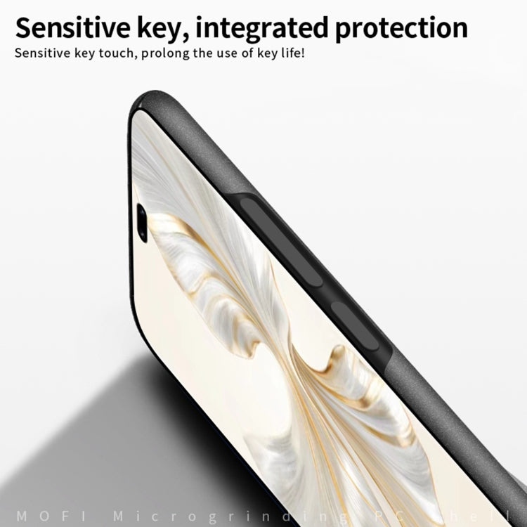 For Honor 100 Pro MOFI Fandun Series Frosted PC Ultra-thin All-inclusive Phone Case(Green) - Honor Cases by MOFI | Online Shopping South Africa | PMC TechLife