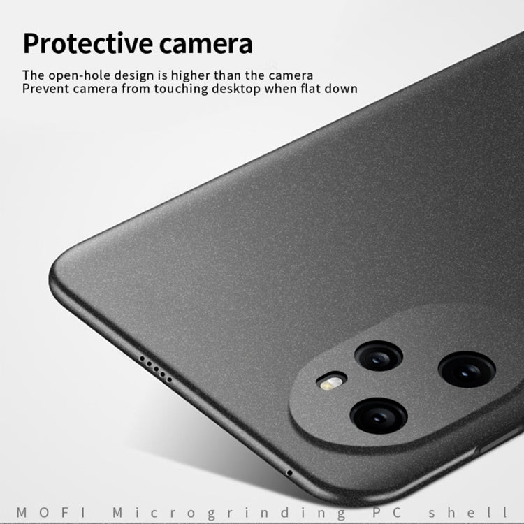 For Honor 100 Pro MOFI Fandun Series Frosted PC Ultra-thin All-inclusive Phone Case(Green) - Honor Cases by MOFI | Online Shopping South Africa | PMC TechLife