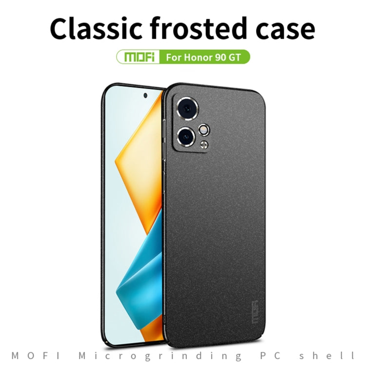 For Honor 90 GT MOFI Fandun Series Frosted PC Ultra-thin All-inclusive Phone Case(Green) - Honor Cases by MOFI | Online Shopping South Africa | PMC TechLife | Buy Now Pay Later Mobicred