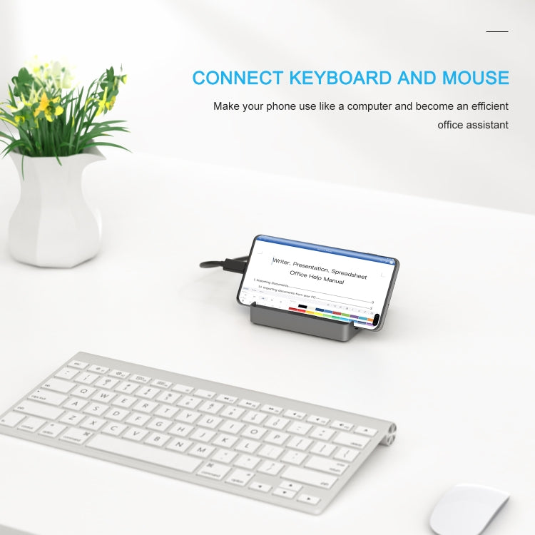 WAVLINK WL-UHP3D01 Portable Type-C Cell Phone Docking Station Multi-Port USB HUB Adapter(US Plug) - free shipping - PMC Jewellery - Order now!