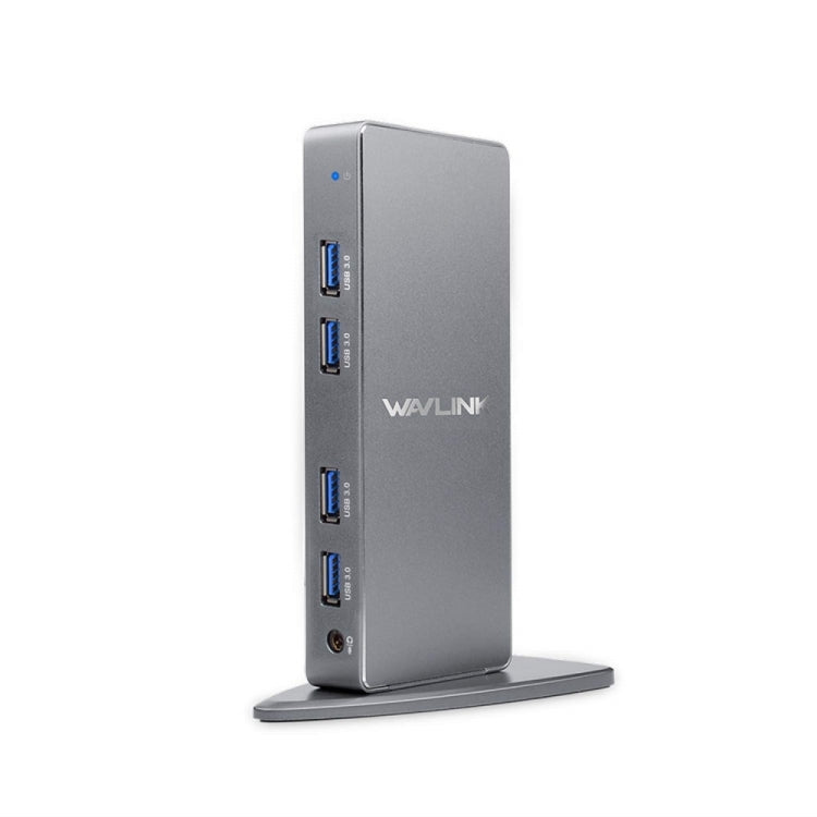 WAVLINK WL-UG69DK7 Laptops Type-C Universal Desktop Docking Station Aluminum Alloy HUB Adapter(UK Plug) - free shipping - PMC TechLife - Order now!