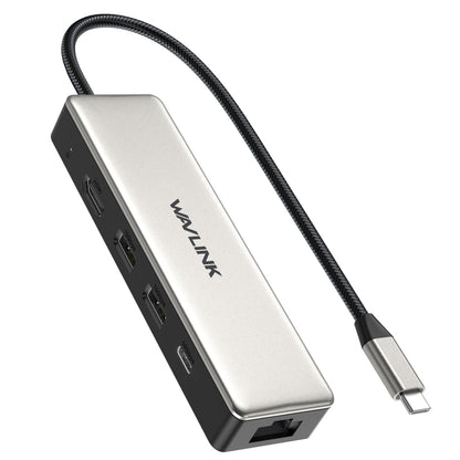 WAVLINK WL-UHP3414 100W Power 10Gbps 4K HDMI USB-C Dock HUB 3xUSB3.2 Gen 2 + 2.5G Ethernet Port - USB HUB by WAVLINK | Online Shopping South Africa | PMC Jewellery | Buy Now Pay Later Mobicred