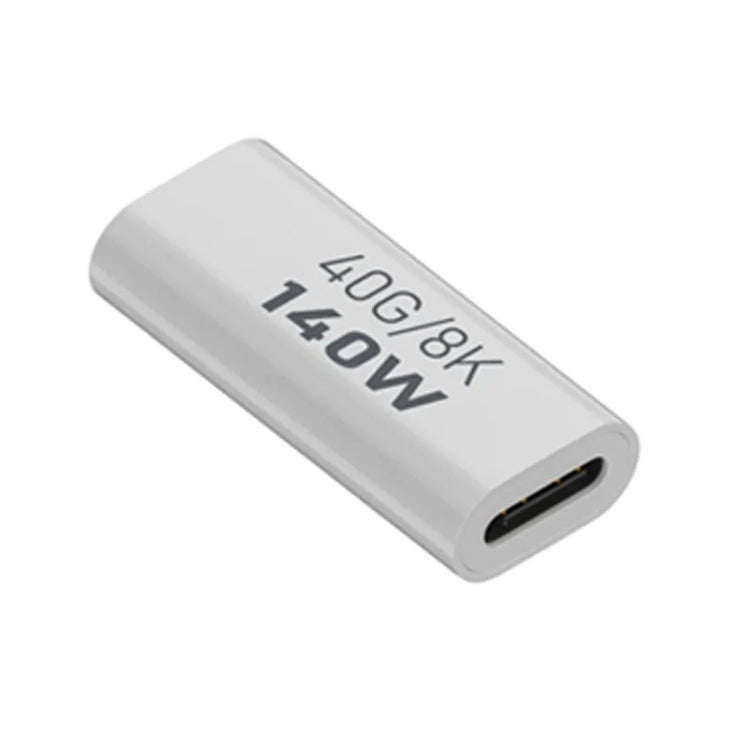 USB 3.1 Type-C to Type-C 40Gbps 8K Transmission Adapter 140W 5A Charge, Specification:Type-C Female to Female - Cable & Adapters by PMC Jewellery | Online Shopping South Africa | PMC Jewellery