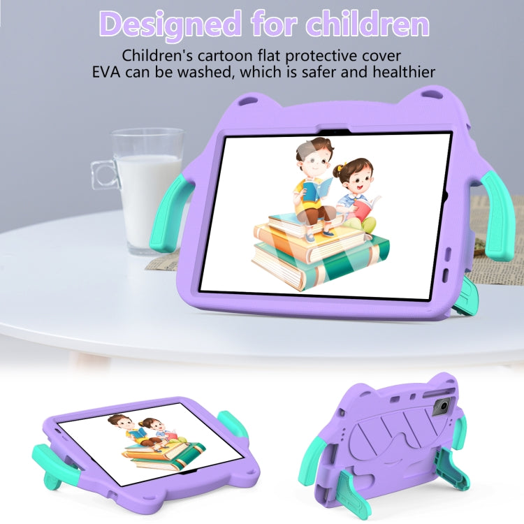 For Lenovo Xiaoxin Pad 2024/Tab M11 Ice Baby EVA Shockproof Hard PC Tablet Case(Light Purple+Mint Green) - Lenovo by PMC TechLife | Online Shopping South Africa | PMC TechLife | Buy Now Pay Later Mobicred