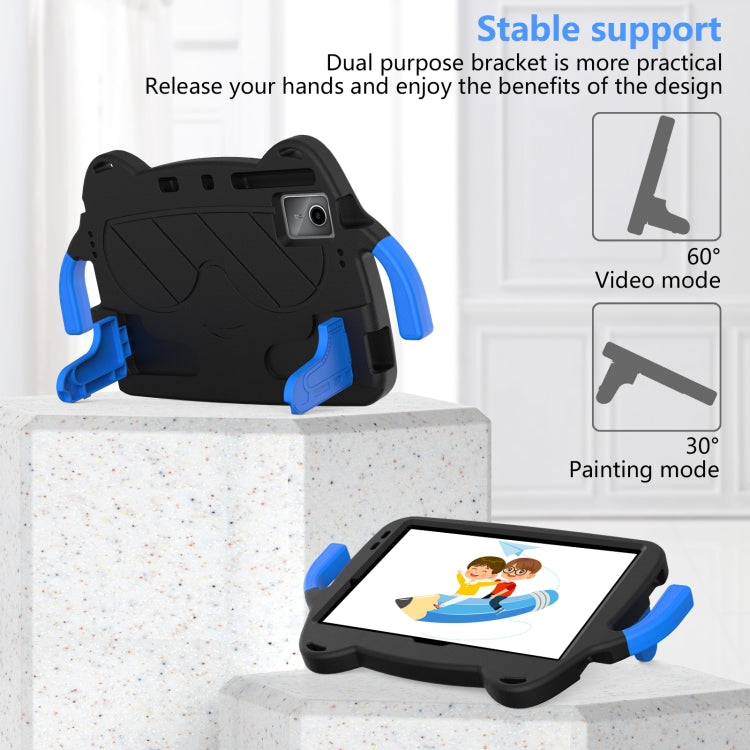 For Lenovo Tab P11 J606F/ P11 Plus J607F Ice Baby EVA Shockproof Hard PC Tablet Case(Black+Blue) - Lenovo by PMC TechLife | Online Shopping South Africa | PMC TechLife | Buy Now Pay Later Mobicred