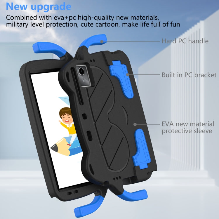 For Lenovo Tab P11 J606F/ P11 Plus J607F Ice Baby EVA Shockproof Hard PC Tablet Case(Black+Blue) - Lenovo by PMC TechLife | Online Shopping South Africa | PMC TechLife | Buy Now Pay Later Mobicred