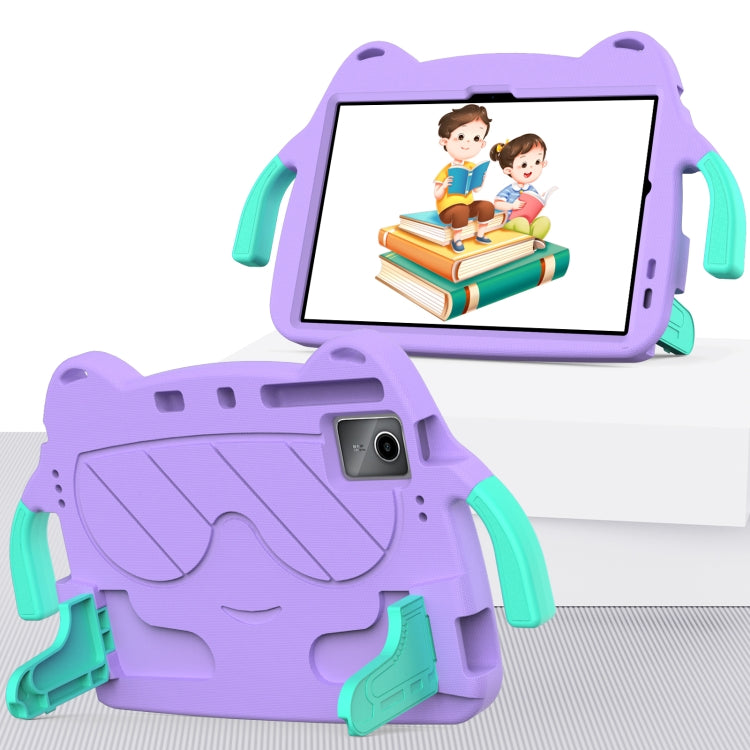 For TCL Tab 11 9466x3 Ice Baby EVA Shockproof Hard PC Tablet Case(Light Purple+Mint Green) - Others by PMC TechLife | Online Shopping South Africa | PMC TechLife | Buy Now Pay Later Mobicred