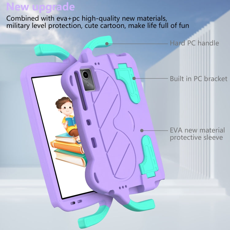 For TCL Tab 11 9466x3 Ice Baby EVA Shockproof Hard PC Tablet Case(Light Purple+Mint Green) - Others by PMC TechLife | Online Shopping South Africa | PMC TechLife | Buy Now Pay Later Mobicred