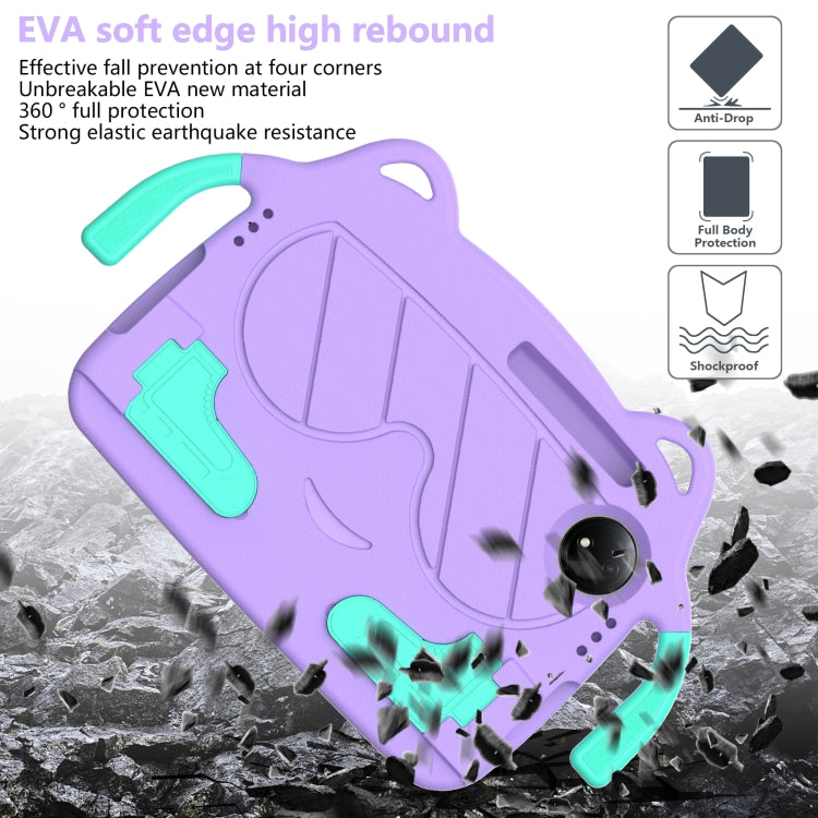 For TCL Tab 8 Gen2 2024 Ice Baby EVA Shockproof Hard PC Tablet Case(Light Purple+Mint Green) - Others by PMC TechLife | Online Shopping South Africa | PMC TechLife | Buy Now Pay Later Mobicred