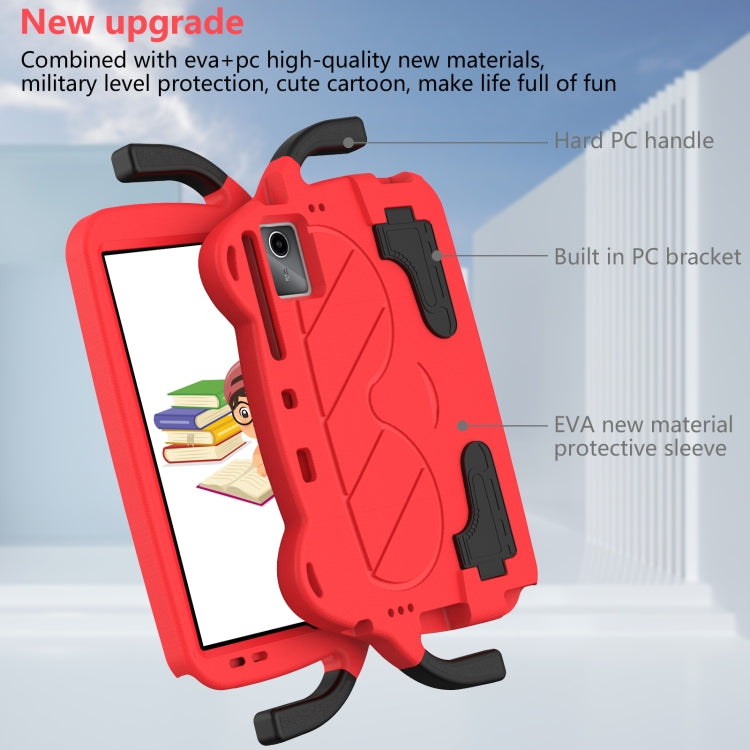For Onn Tbspg 100110027 2023 Ice Baby EVA Shockproof Hard PC Tablet Case(Rose Red+Black) - Others by PMC TechLife | Online Shopping South Africa | PMC TechLife | Buy Now Pay Later Mobicred