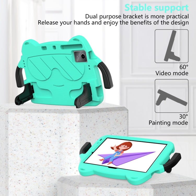 For DOOGEE T30 Pro 11 2023 Ice Baby EVA Shockproof Hard PC Tablet Case(Mint Green+Black) - Others by PMC TechLife | Online Shopping South Africa | PMC TechLife | Buy Now Pay Later Mobicred