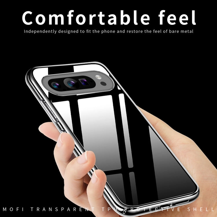 For Google Pixel 9 MOFI Ming Series Transparent Ultra-thin TPU Phone Case(Transparent) - Google Cases by MOFI | Online Shopping South Africa | PMC Jewellery