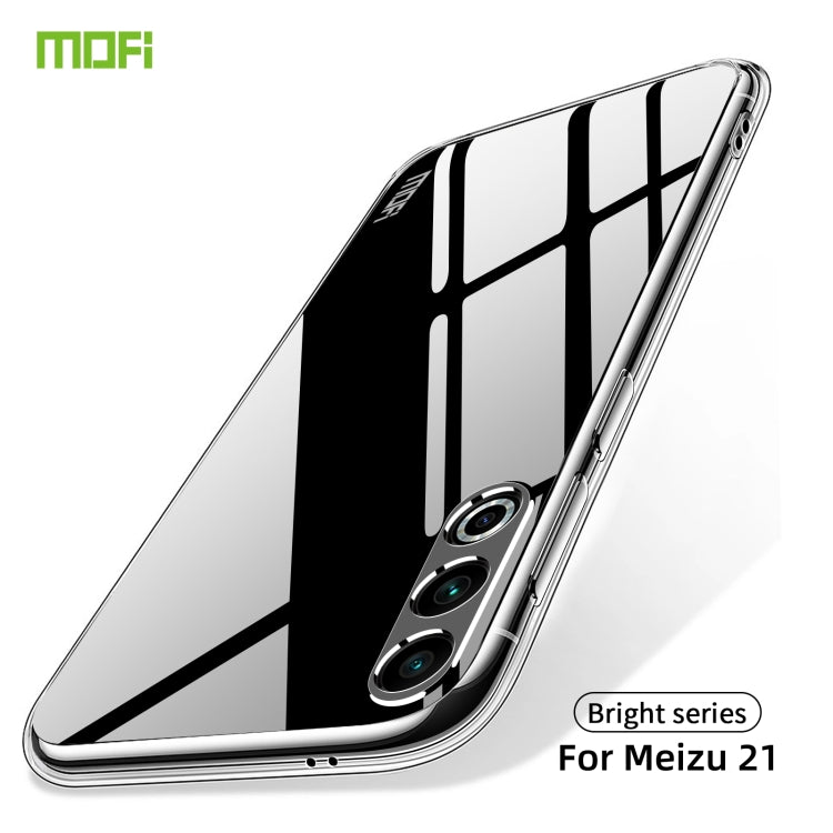 For Meizu 21 MOFI Ming Series Transparent Ultra-thin TPU Phone Case(Transparent) - Meizu by MOFI | Online Shopping South Africa | PMC TechLife