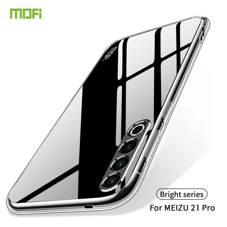 For Meizu 21 Pro MOFI Ming Series Transparent Ultra-thin TPU Phone Case(Transparent) - Meizu by MOFI | Online Shopping South Africa | PMC Jewellery